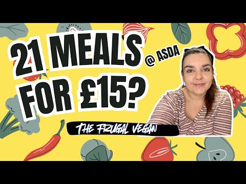 21 Vegan Meals for £15 from ASDA: Lots of REDUCED Items!