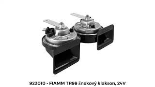 FIAMM TR99 šnekový klakson, 24V