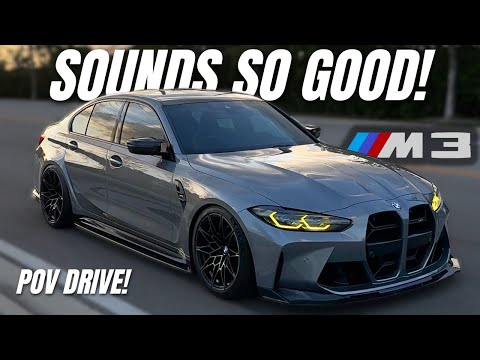 REVS, PULLS, POV In The BEST SOUNDING BMW G80 M3! - Full IRL Exhaust Review