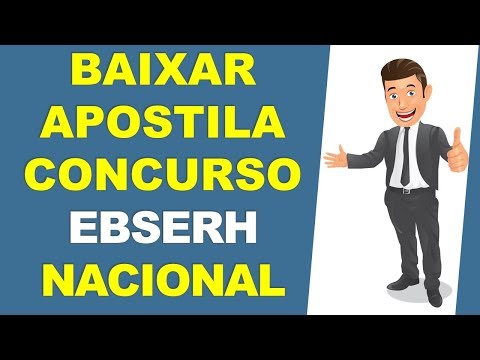 BAIXAR APOSTILA Concurso EBSERH Nacional 2018