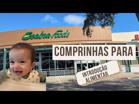 I did some shopping and gave my daughter some baby food to start eating in the United States!!