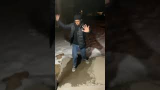 Man slips on ice and DIES