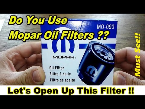 Mopar Oil Filter Cut open MO-090, Oil Filter Review