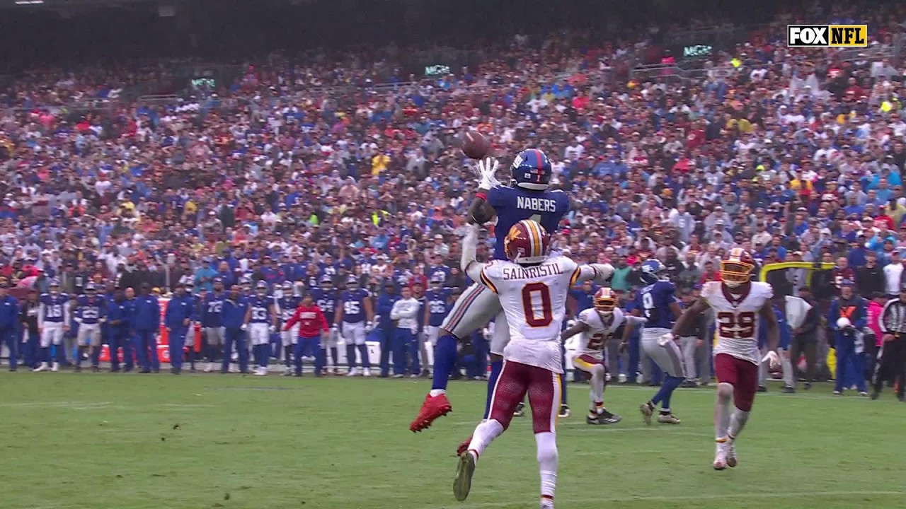 Winston throws a dart to Nabers for a NY score!