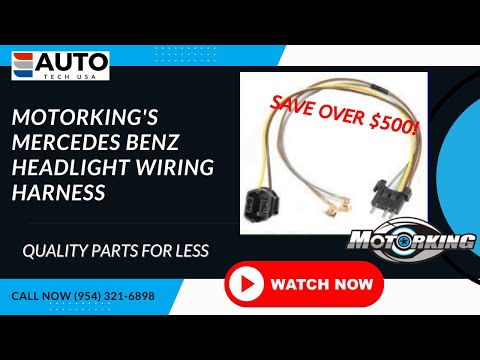 MotorKing Mercedes Benz Headlight Wiring Harness