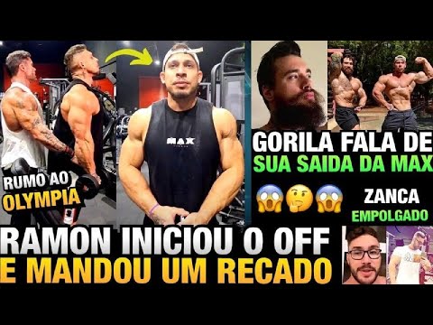 RAMON ENORME E FINALMENTE INICIA A PREPARAÇÃO - GORILA FALA SOBRE SAÍDA DA MAX + ZANCA E BOFF