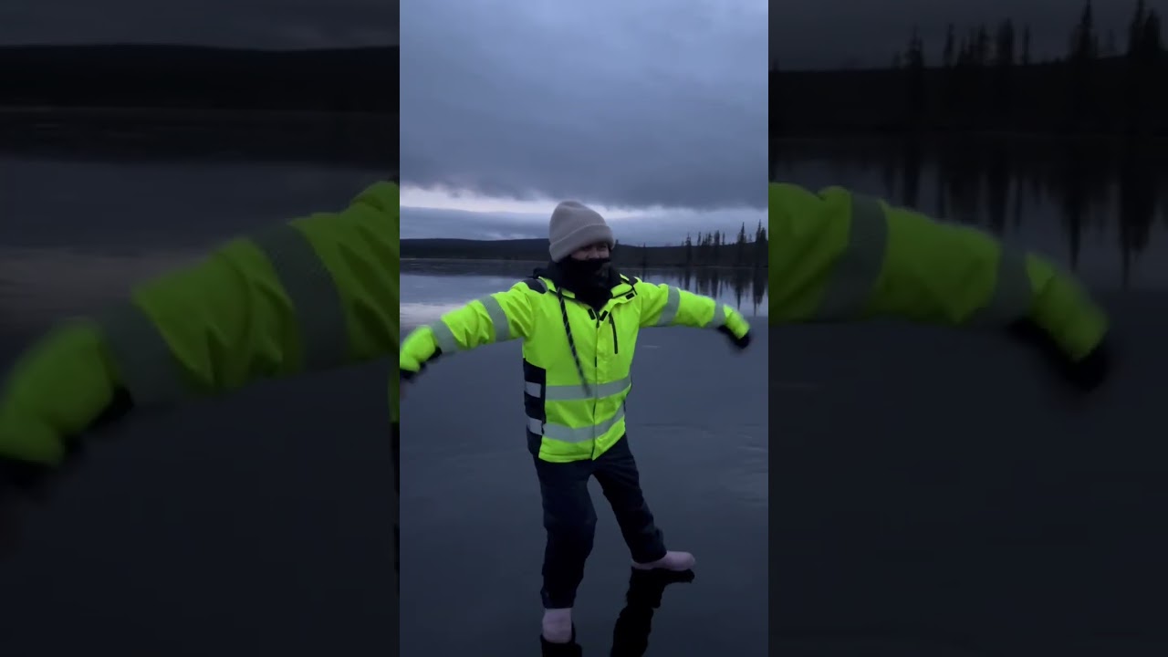 #frozen #ice #lake #arctic #video #viral #shorts #thin