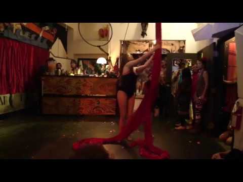 Chelsea and Michelle at Pescadrome Aerial Silks