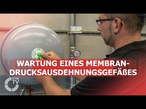 Reflex: Wartung eines Membran-Drucksausdehnungsgefäßes | SHK-TV