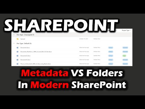 Should you use Metadata Vs Folders in Modern SharePoint? Should you use Metadata Vs Folders in Modern SharePoint?