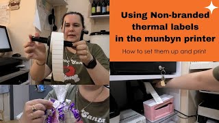 Using non-branded thermal labels in the Munbyn Thermal Printer - How to set them up!