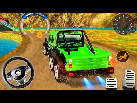 Offroad SUV Jeep Stunts Driving - 4x4 Cargo Driver Simulator 2019 - Android GamePlay