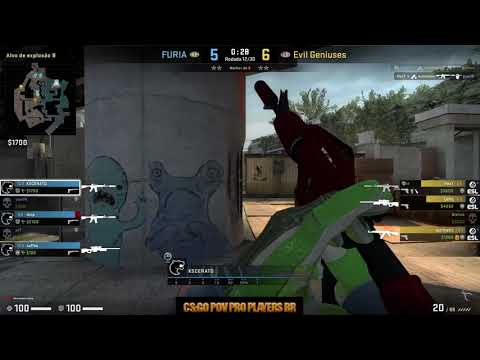 CSGO POV Furia KSCERATO (32/14) vs Evil Geniuses (Overpass) @ ESL Pro League Season 16