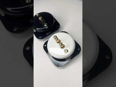 Ретро вимикачі тумблерні 2-клавішні прихованого монтажу