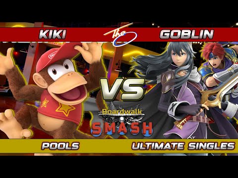 Boardwalk Smash #95 -  Kiki (Diddy Kong) Vs. Goblin (Lucina, Roy) Super Smash Bros Ultimate SSBU
