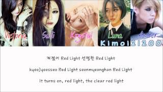 f(x) - Red Light [Hangul/Romanization/English] Color &amp; Picture Coded HD