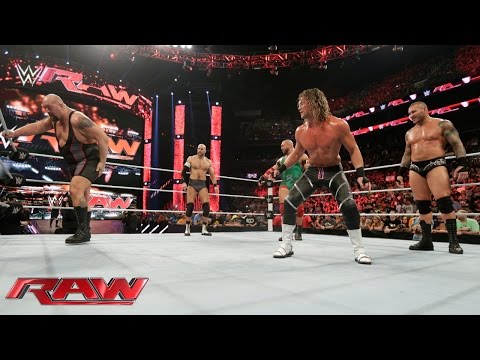 Orton, Ryback, Cesaro & Ziggler vs. Sheamus, Big Show, Owens & Rusev: Raw, Aug. 24 , 2015