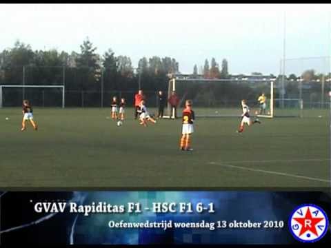 GVAV Rapiditas F1 - HSC F1 Oefenwedstrijd 6-1