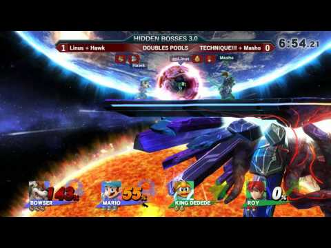 Hidden Bosses 3.0  DOUBLES POOLS - Linus + Hawk vs TECHNIQUE!!! + Masho