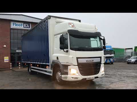 DAF CF250 18 TONNE CURTAINSIDER 2015 DX65 LCL