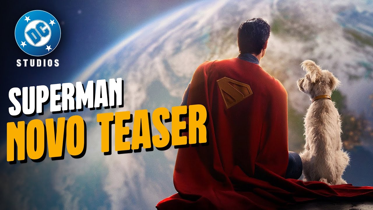 COMEÇOU A DIVULGAÇÃO! SUPERMAN PRIMEIRO TEASER - KRYPTO REVELADO
