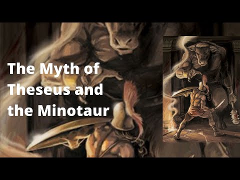 The Myth of Theseus and the Minotaur (with voiceover)