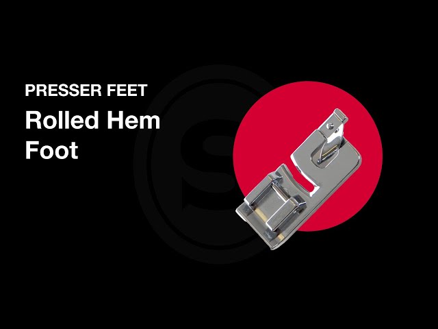 Vidéo teaser pour SINGER® Rolled Hem Presser Foot Tutorial