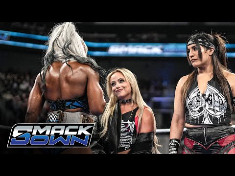 Jade Cargill and Jordynne Grace confront Liv Morgan and Raquel Rodriguez: SmackDown highlights