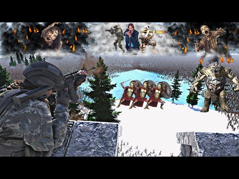 7.000.000 MORDOR ARMY IS ATTACKING WINTERFELL UNDER THE COMMAND OF COMMANDER JOHN WICK - UEBS 2