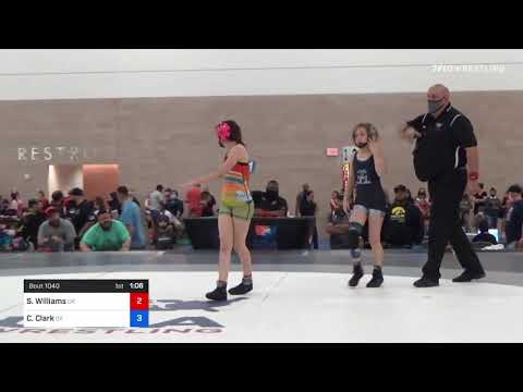 75 Kg Rr Rnd 3 - Sasha Williams, OK Vs Carleigh Clark, OK