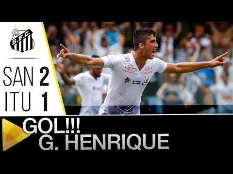 Santos 2 x 1 Ituano | GOL DO GUSTAVO HENRIQUE | Paulistão (06/02/2016)