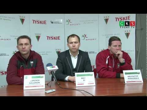 31. kolejka PLH. GKS Tychy - Zagłębie Sosnowiec S.A. 12:1. Konferencja prasowa.