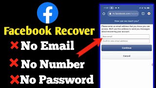 How to Recover Facebook Account Without Email And Phone Number 2022 || 100% Recover Facebook Account