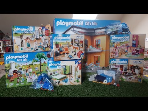 Présentation de la maison moderne playmobil 2017