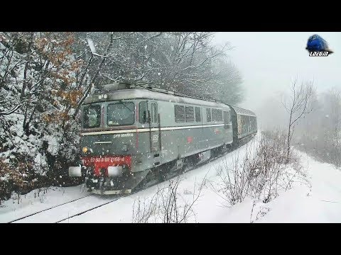 LDE2100 60-1158-4 & Marfar CFR MARFĂ Freight Train in Zăpadă/Snow in Defileul Crișului Repede