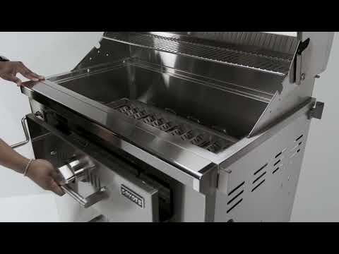 Coyote 36 Inch Freestanding Charcoal Grill Video