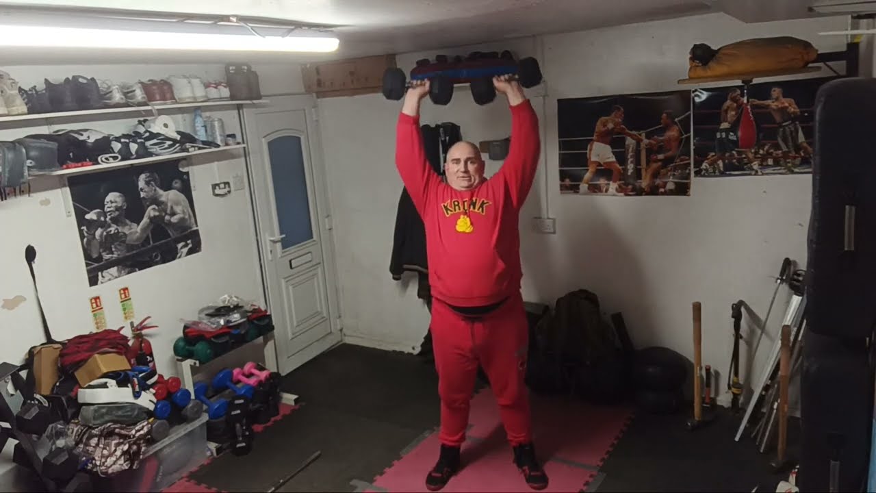 Old School Strength & Conditioning Workout. Using Dumbells ...