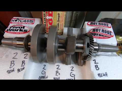 2014 Polaris RZR 1000 Crankshaft, piston rod and harmonic balancer bearing selection