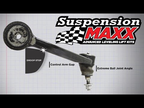 Lifting & Leveling While Maintaining Suspension Travel Chevy 2500HD