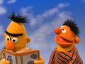 Sesame Street Bert And Ernie Exercising And Reading