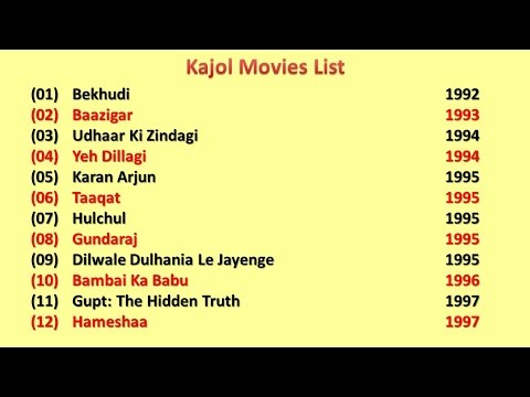 download lagu mp3 mp4 Movie List Kajol, download lagu Movie List Kajol gratis, unduh video klip Movie List Kajol