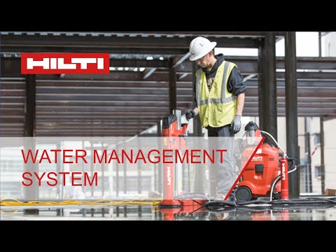 Hilti's water management system demo