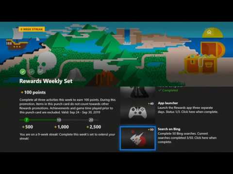 Microsoft Rewards Weekly Set 9/24/19