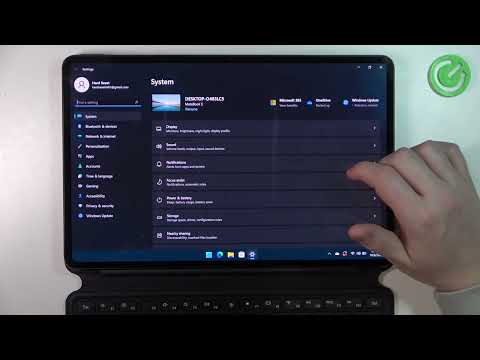 HUAWEI MateBook E Windows 11 - How To Change Screen Brightness