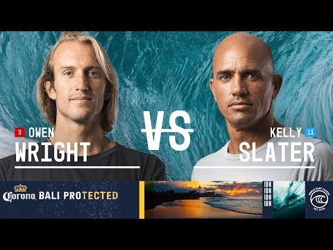 Owen Wright vs. Kelly Slater - Round of 32, Heat 11 - Corona Bali Protected 2019