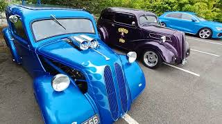 Coleshill Auto Breakfast July 2025 Classic Car Show Meet Hot Rat Rod Custom American Vintage