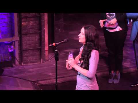 Danielle Hope's acceptance speech at the 2013 Whatsonstage.com Awards