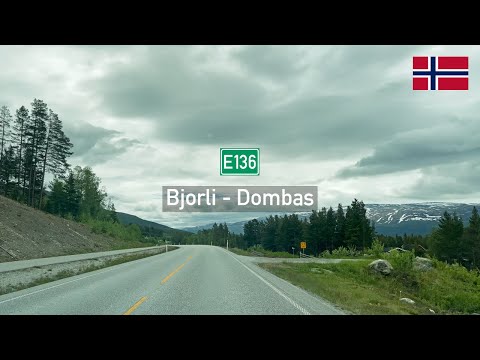 Driving in Norway: E136 from Bjorli to Dombås