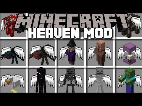 Minecraft HEAVEN MOD / TRAVEL TO HEAVEN AND FIGHT MONSTERS AND SURVIVE !! Minecraft