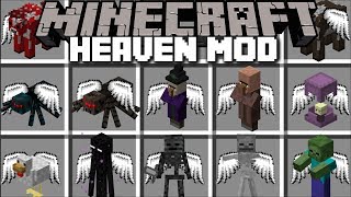 Minecraft HEAVEN MOD / TRAVEL TO HEAVEN AND FIGHT MONSTERS AND SURVIVE !! Minecraft